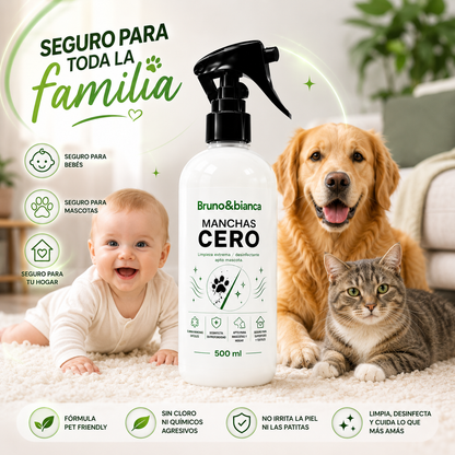 Quitamanchas Para Mascotas Manchas Cero | Bruno&Bianca
