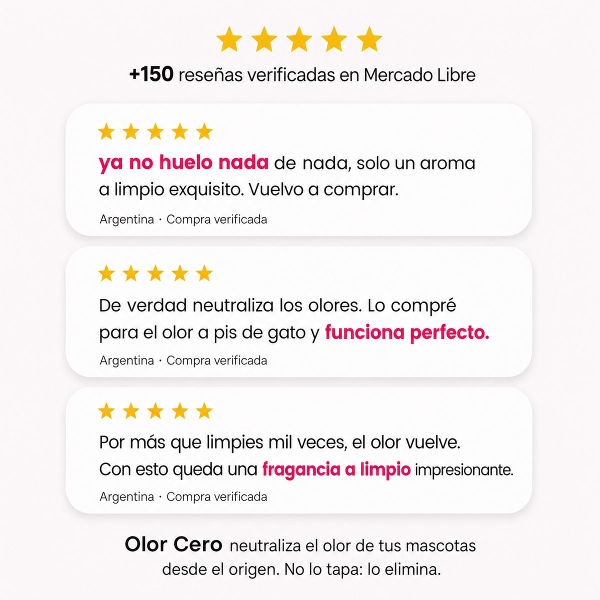 Olor Cero - Neutralizador de Olores de gatos y perros