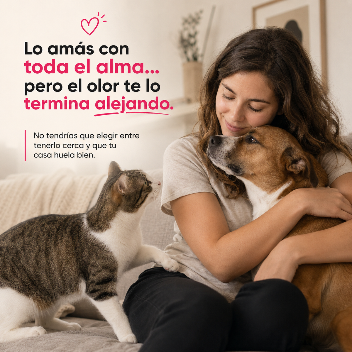 Olor Cero - Neutralizador de Olores de gatos y perros